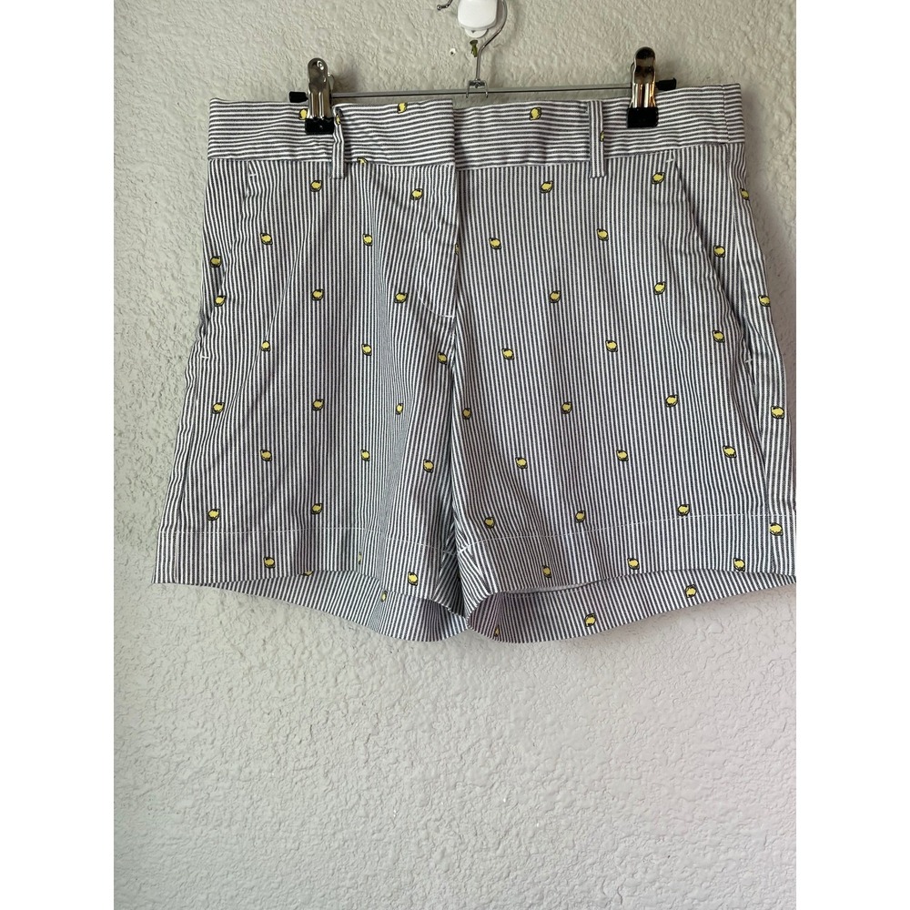 Nautica Women's Striped‎ Lemon Print Shorts, Casual Summer Cute